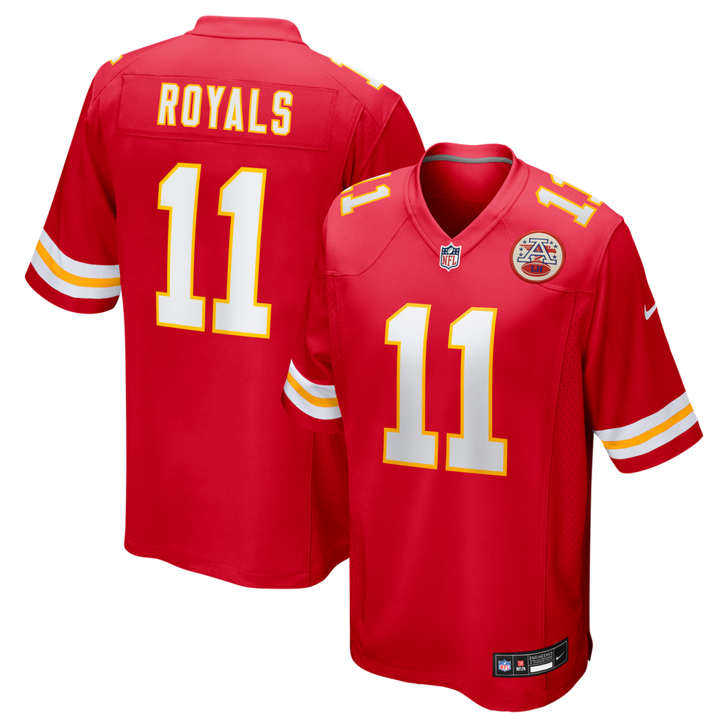 Jalen Royals Kansas City Chiefs Nike Team Game Official Jersey -  Red