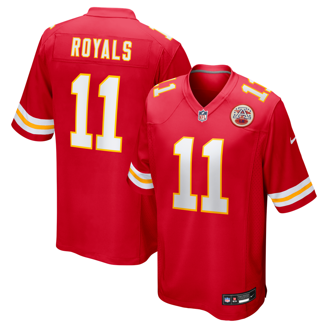 Jalen Royals Kansas City Chiefs Nike Team Game Official Jersey -  Red