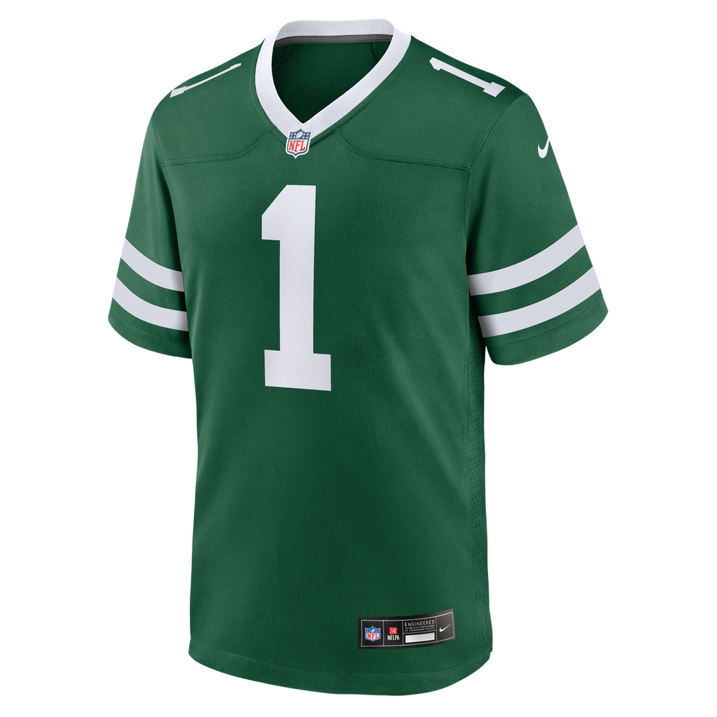 David Bailey New York Jets Nike Alternate Game Player Official Jersey - Legacy Black