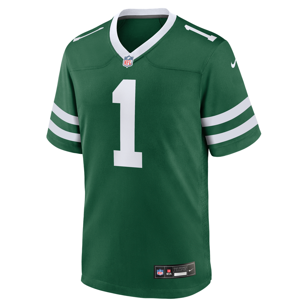 David Bailey New York Jets Nike Alternate Game Player Official Jersey - Legacy Black