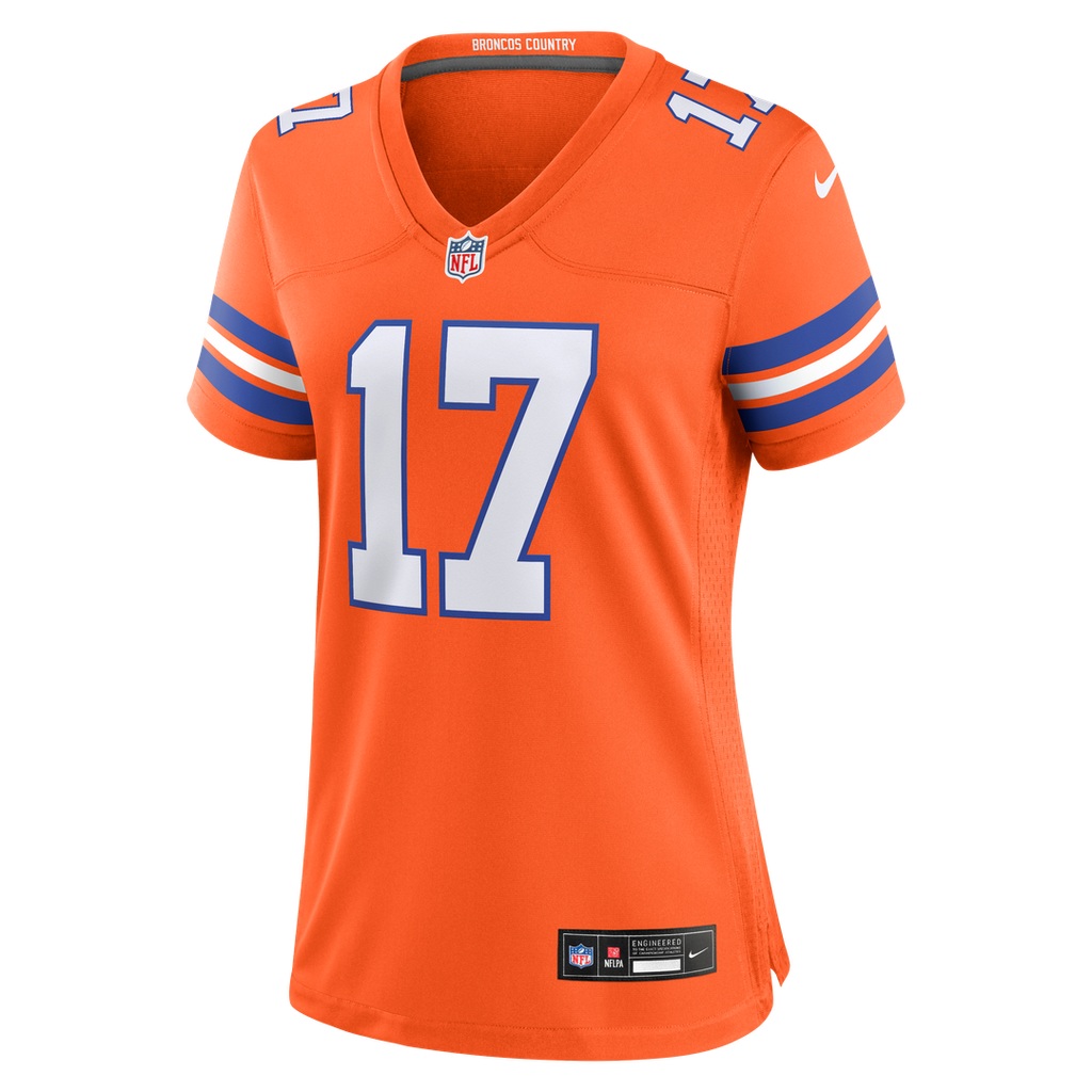 Jaylen Waddle Denver Broncos Nike Women's Mile High Collection 1977 Throwback Game Jersey - Orange