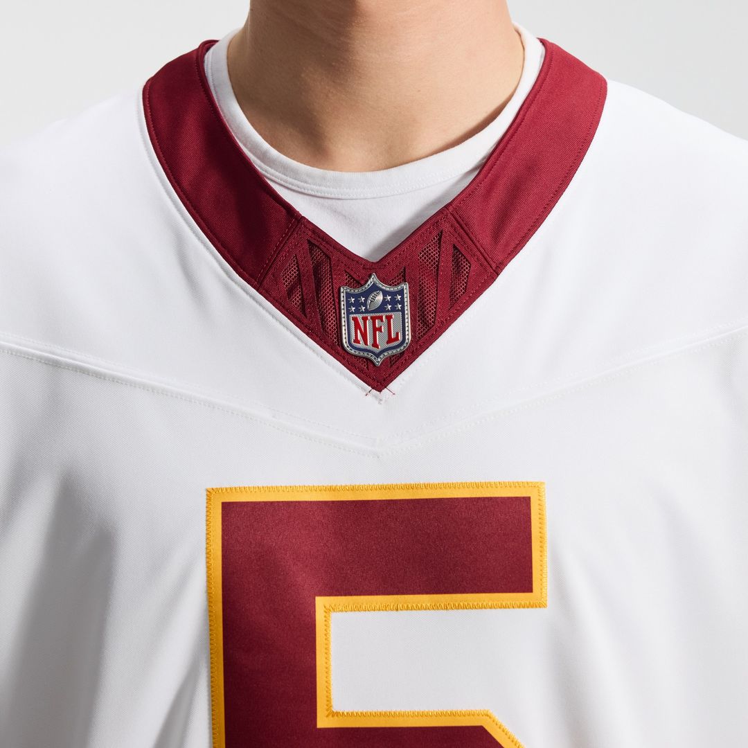 Jayden Daniels Washington Commanders Nike Vapor F.U.S.E. Stitched Limited Official Jersey - Burgundy