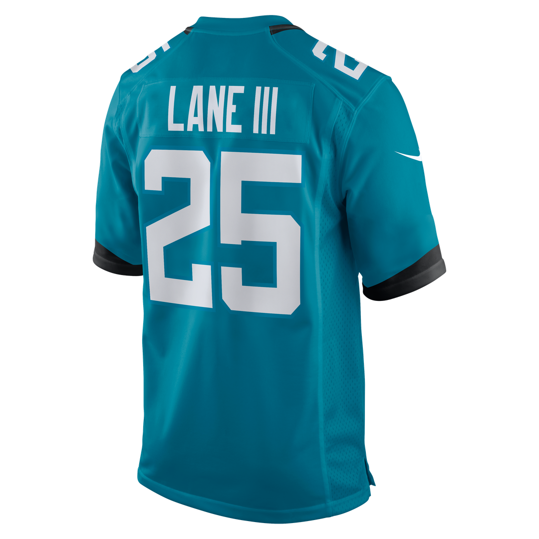 Rayuan Lane III Jacksonville Jaguars Nike Team Game Official Jersey -  Teal