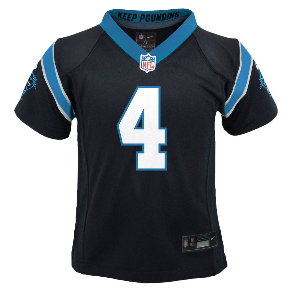 Tetairoa McMillan Carolina Panthers Nike Toddler Game Official Jersey - Black