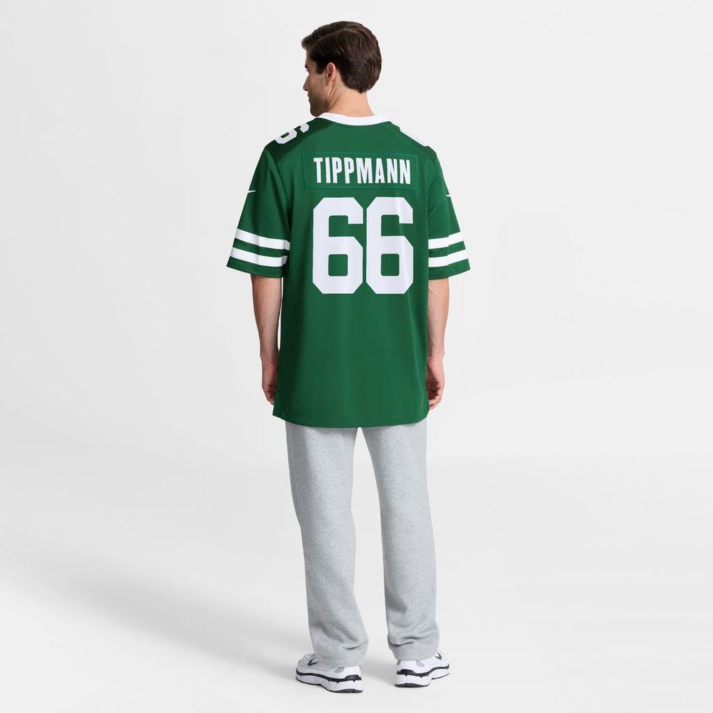 Joe Tippmann New York Jets Nike Team Game Official Jersey - Legacy Green