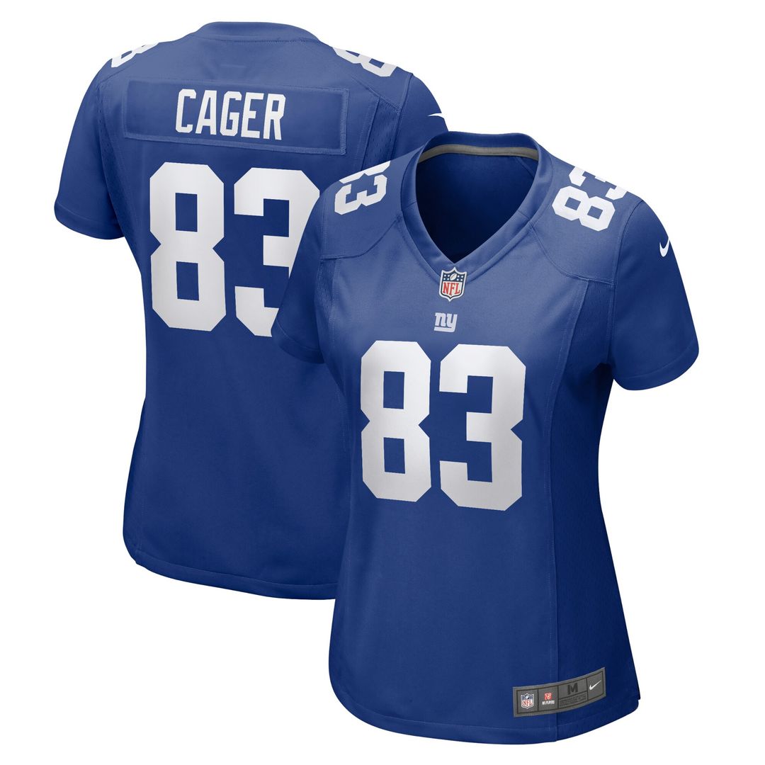 Lawrence Cager New York Giants Nike Women's Home Game Player Official Jersey - Royal