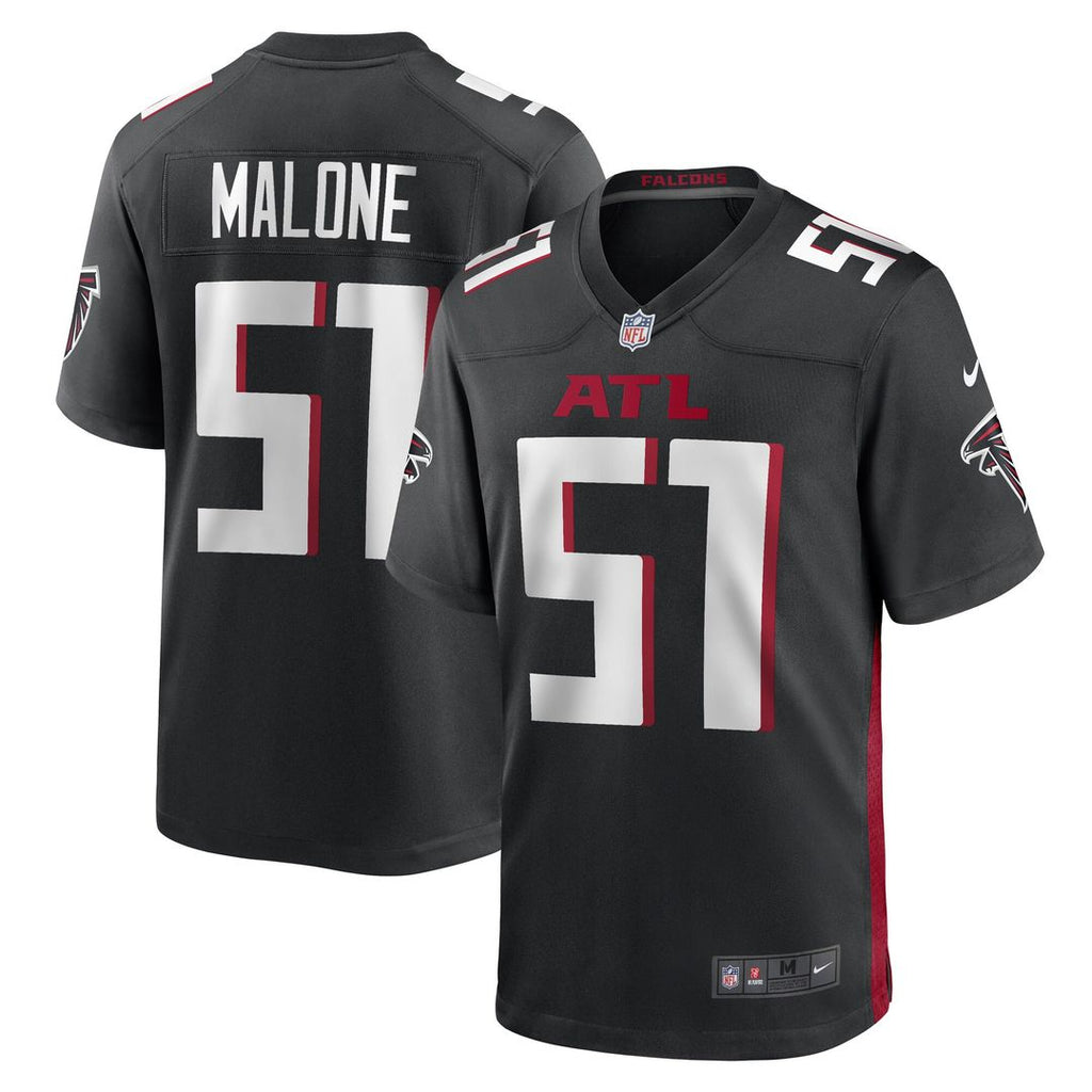 DeAngelo Malone Atlanta Falcons Nike Game Player Official Jersey - Black