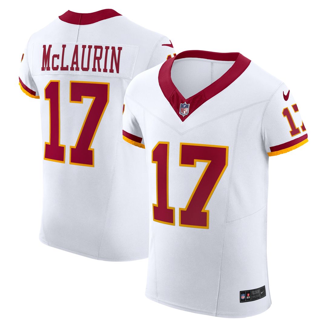 Terry McLaurin Washington Commanders Nike Alternate 2 Super Bowl Era Vapor F.U.S.E. Elite Official Jersey - White
