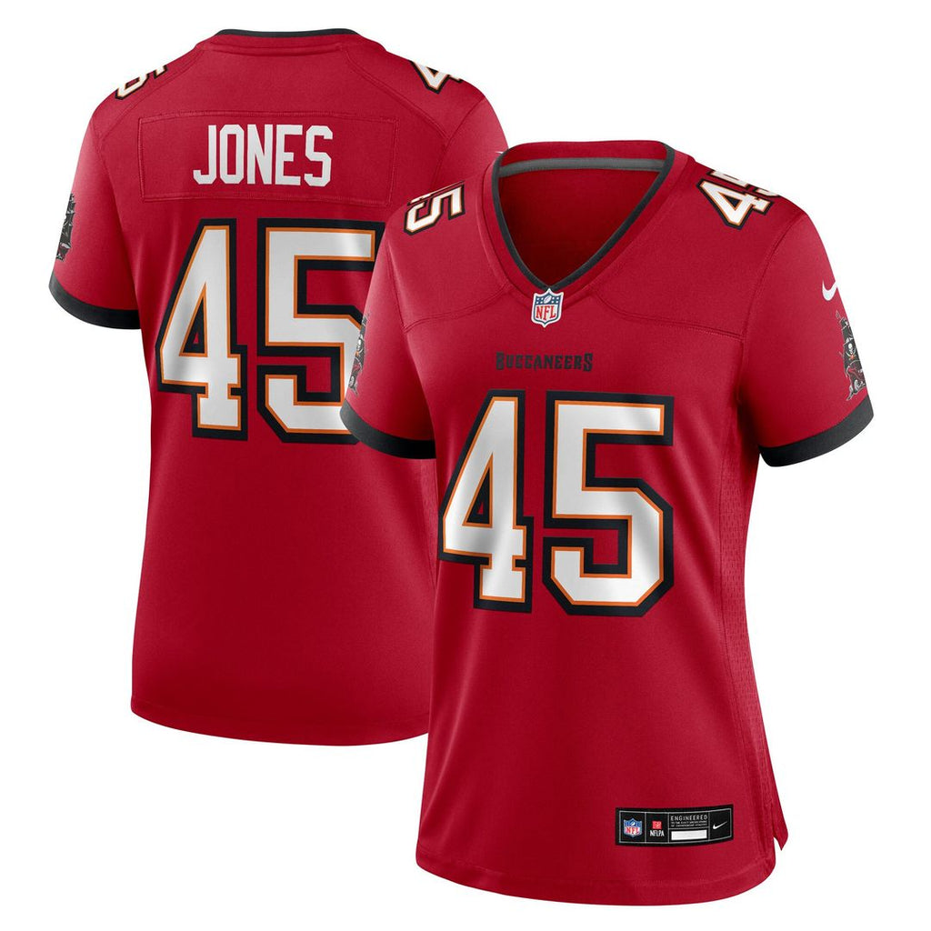 Deion Jones Tampa Bay Buccaneers Nike Women's Team Game Official Jersey -  Red