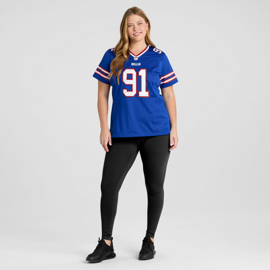 Ed Oliver Buffalo Bills Nike Women's Game Official Jersey - Royal