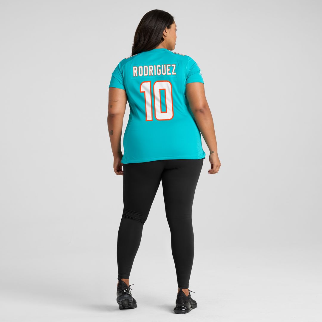 Jacob Rodriguez Miami Dolphins Nike Women's Team Game Jersey - Aqua