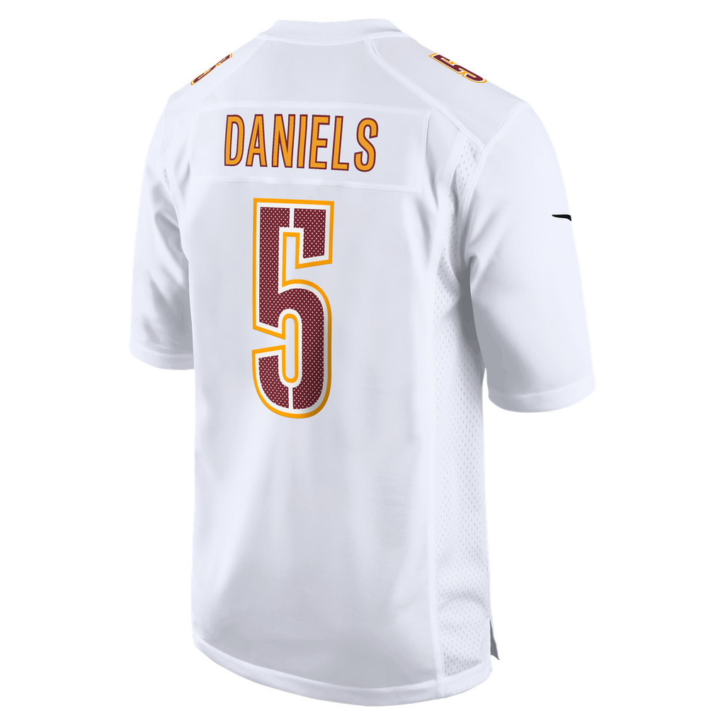 Jayden Daniels Washington Commanders Nike Fashion Official Jersey - Tundra White