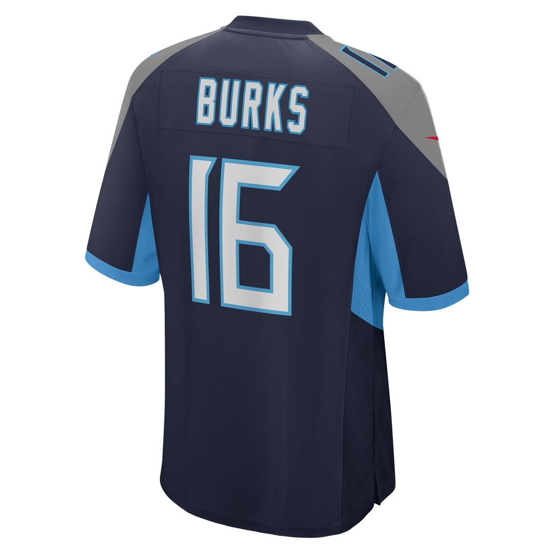 Treylon Burks Tennessee Titans Nike Player Game Official Jersey - Navy