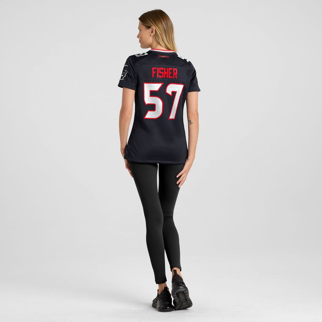 Blake Fisher Houston Texans Nike Women's Team Game Jersey - Navy