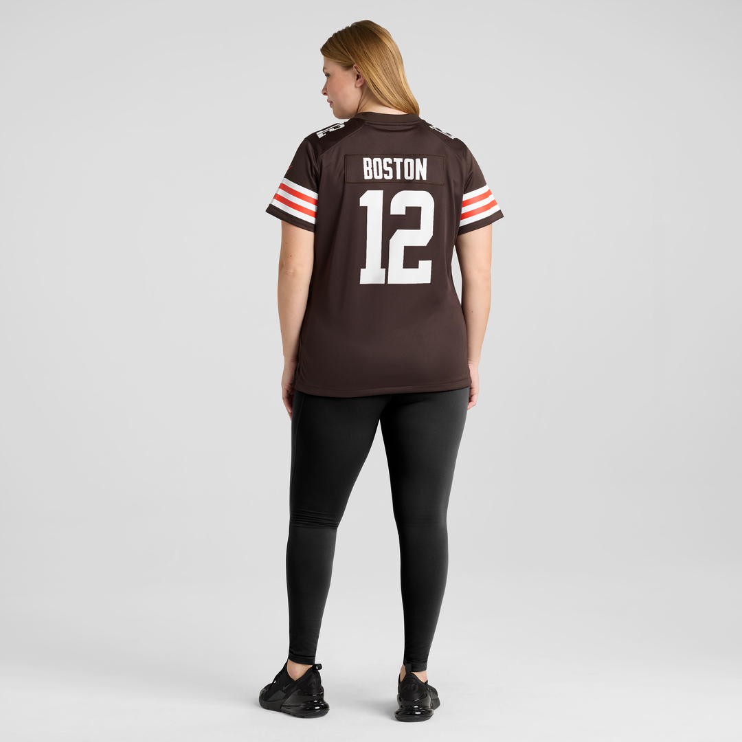 Denzel Boston Cleveland Browns Nike Women's Team Game Official Jersey -  Brown
