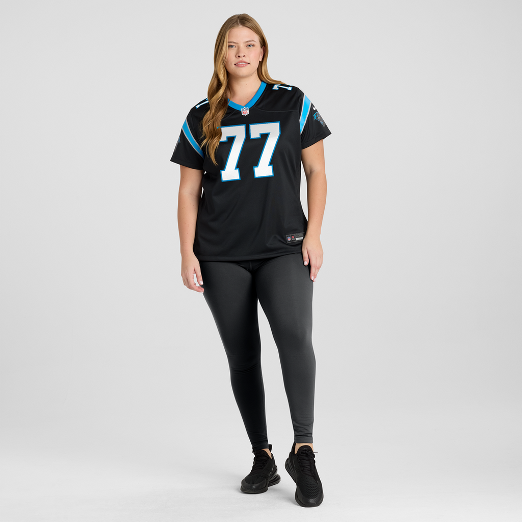 Luke Fortner Carolina Panthers Nike Women's Team Game Official Jersey -  Black