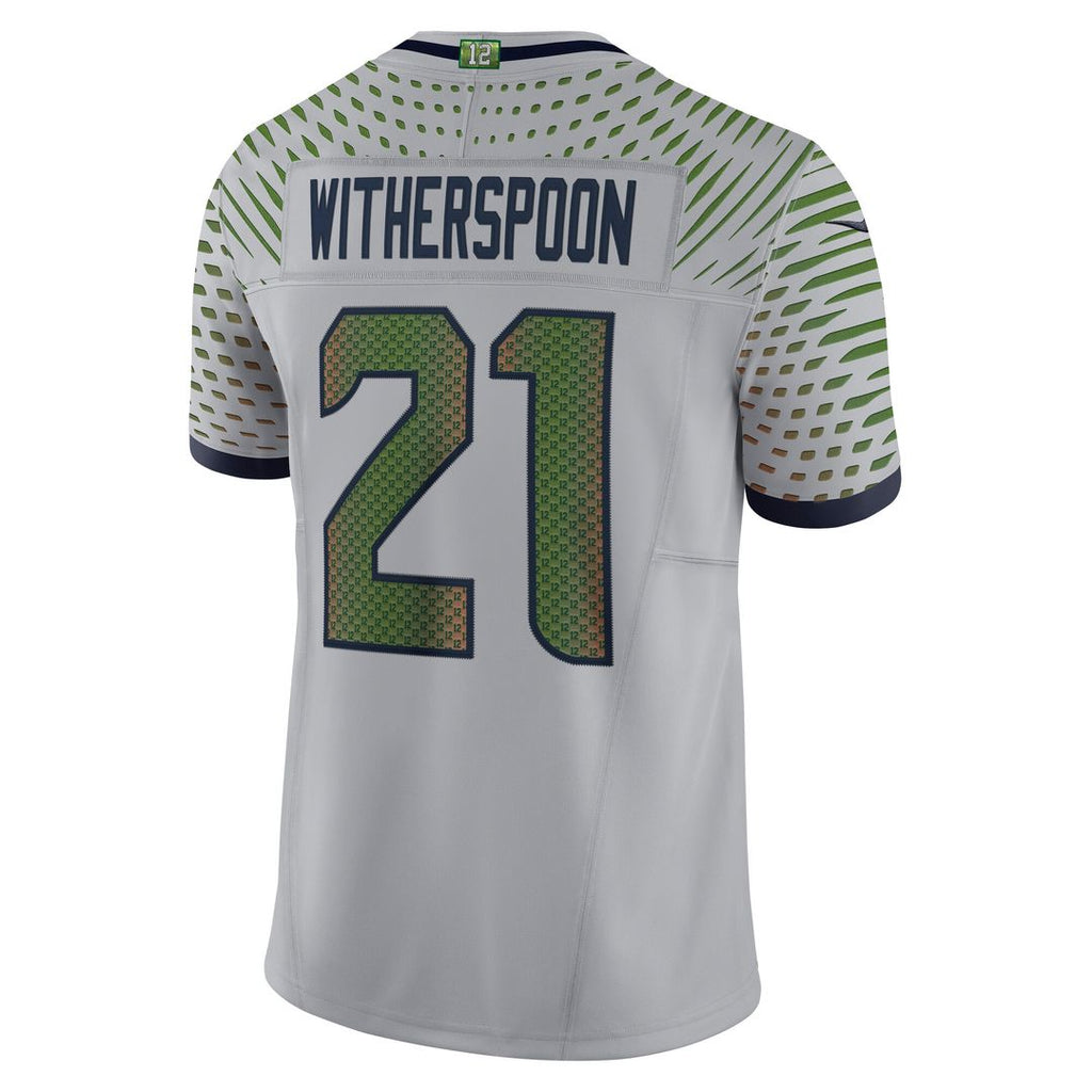 Devon Witherspoon Seattle Seahawks Nike 2025 Rivalries Collection Stitched Limited Official Jersey - Wolf Gray