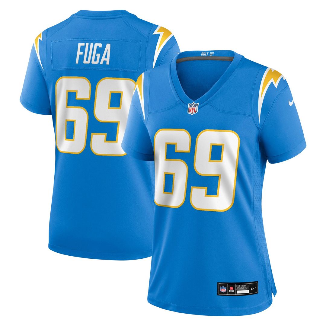 Josh Fuga Los Angeles Chargers Nike Women's Team Game Official Jersey -  Powder Blue