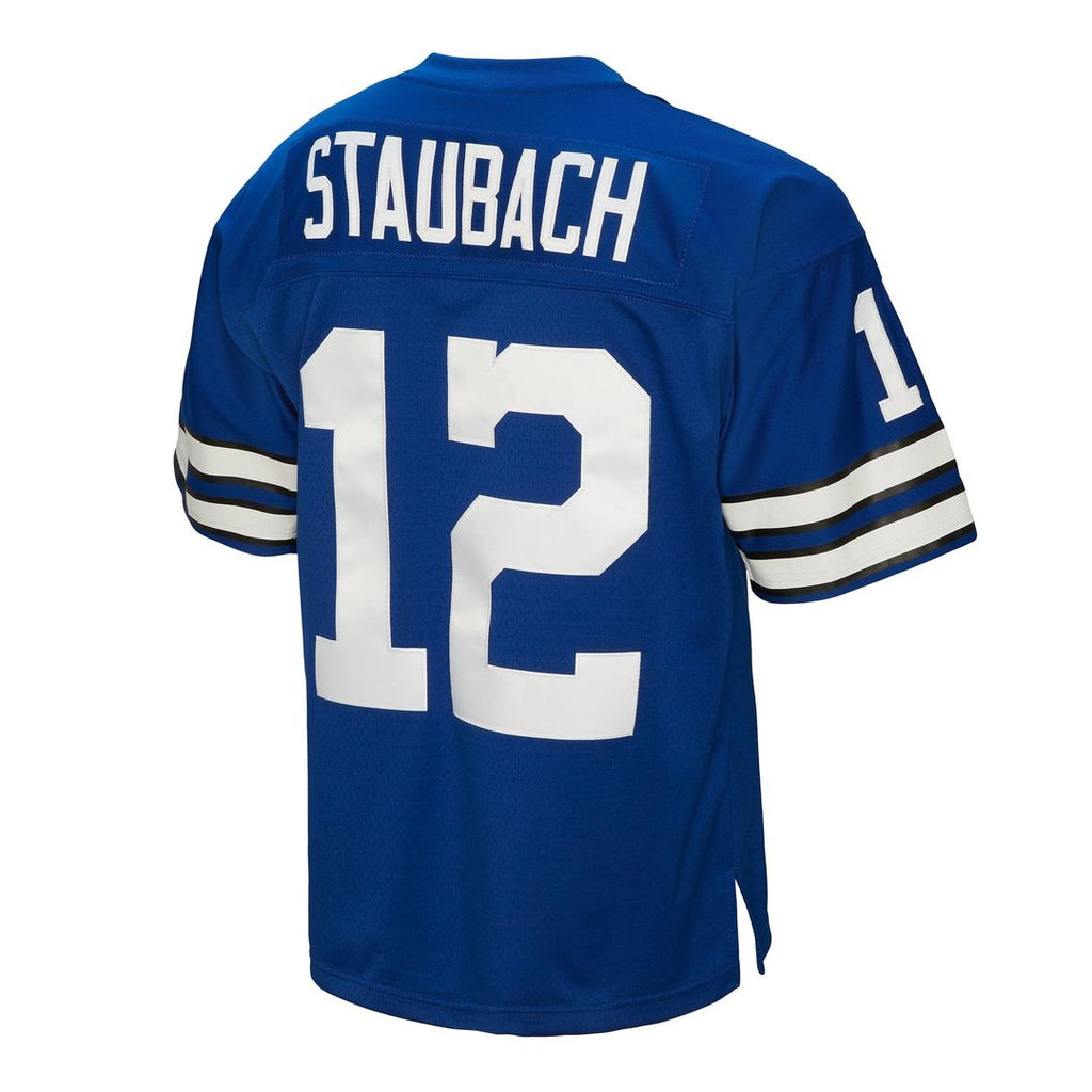 Roger Staubach Dallas Cowboys Mitchell & Ness Big & Tall 1971 Legacy Retired Player Official Jersey - Navy