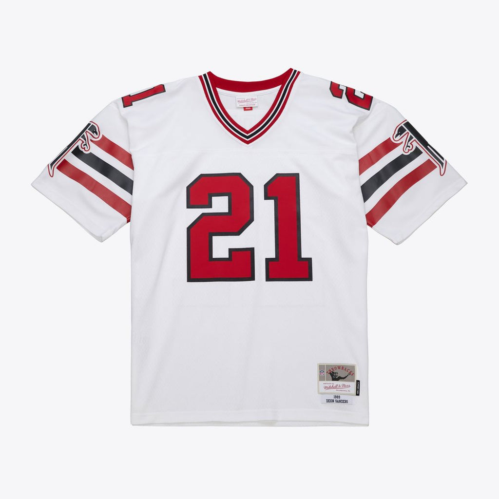 Deion Sanders Atlanta Falcons Mitchell & Ness 1989 Legacy Replica Official Jersey - White