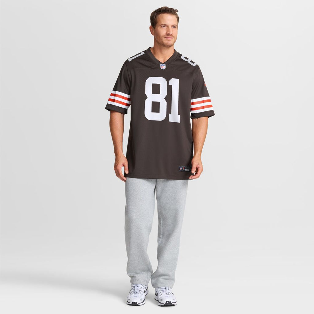 Luke Floriea Cleveland Browns Nike Team Game Jersey - Brown