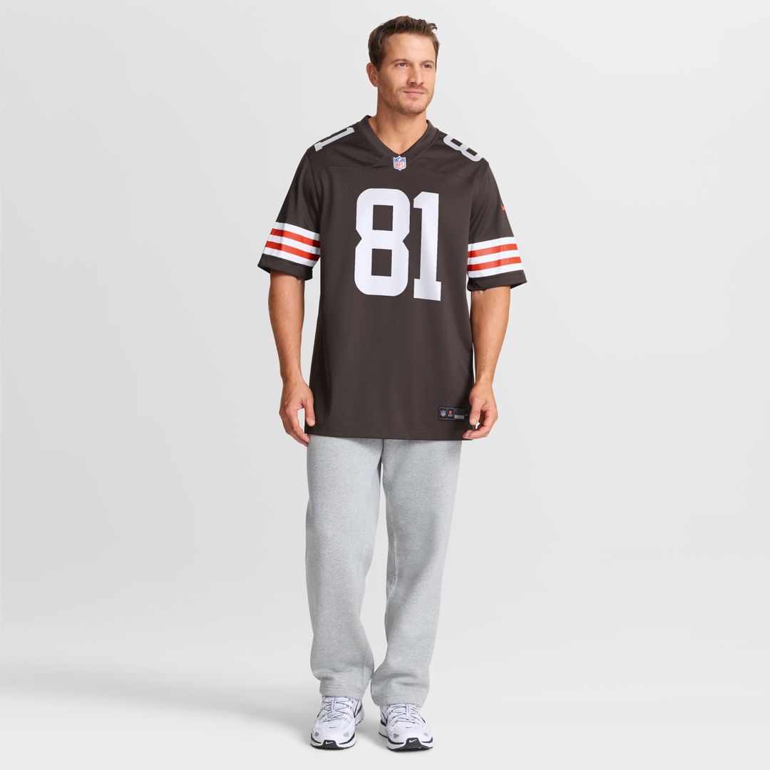 Luke Floriea Cleveland Browns Nike Team Game Jersey - Brown