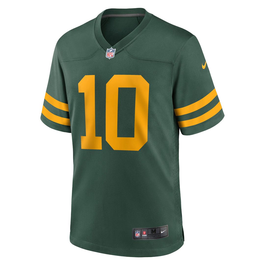 Jordan Love Green Bay Packers Nike Alternate Game Official Jersey -  Green