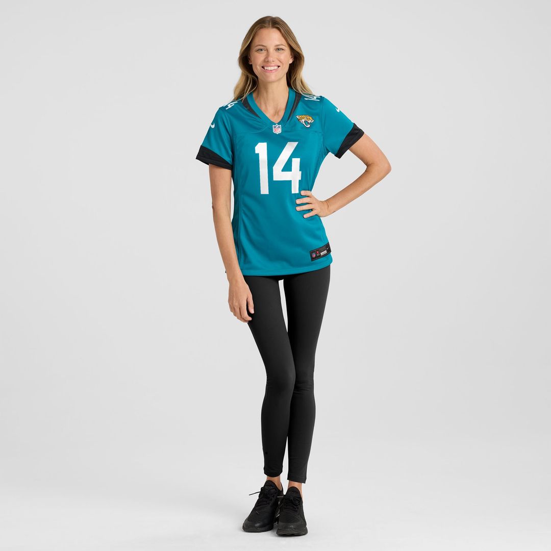 Nick Mullens Jacksonville Jaguars Nike Women's Team Game Official Jersey -  Teal