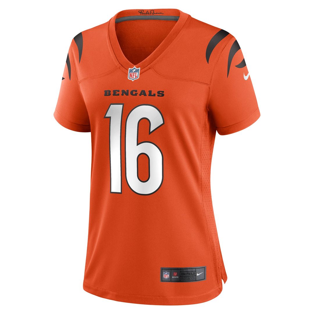 Joe Flacco Cincinnati Bengals Nike Women's Alternate Game Jersey - Orange