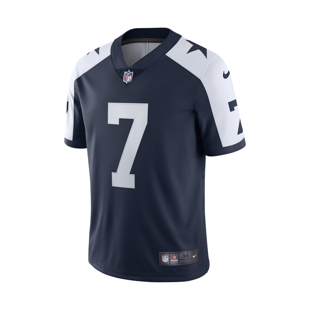Trevon Diggs Dallas Cowboys Nike Alternate Vapor Limited Official Jersey - Navy