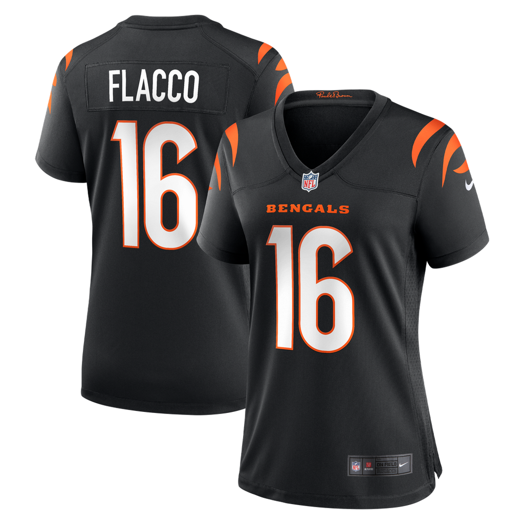 Joe Flacco Cincinnati Bengals Nike Women's Team Game Jersey - Black