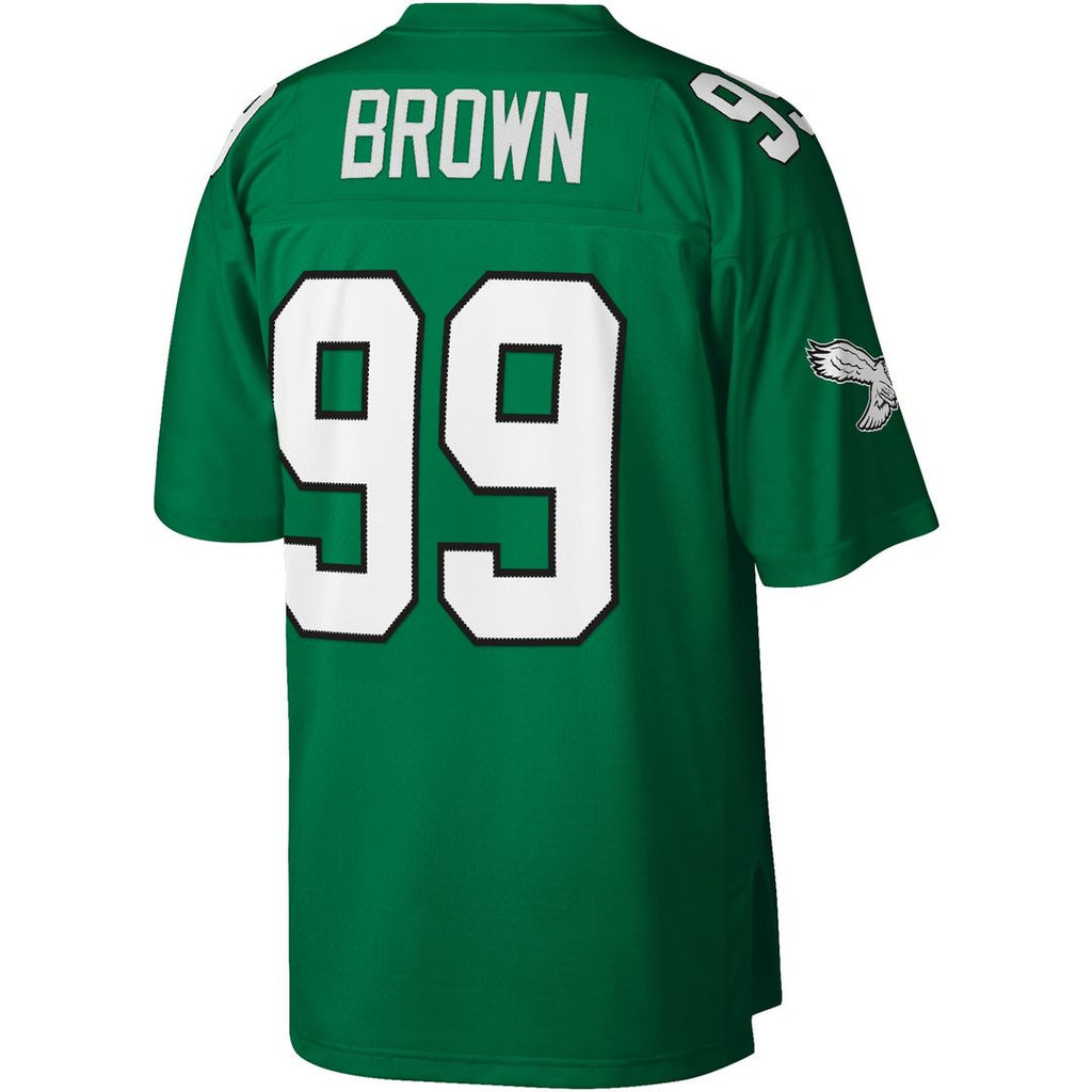 Jerome Brown Philadelphia Eagles Mitchell & Ness Legacy Replica Official Jersey - Kelly Green