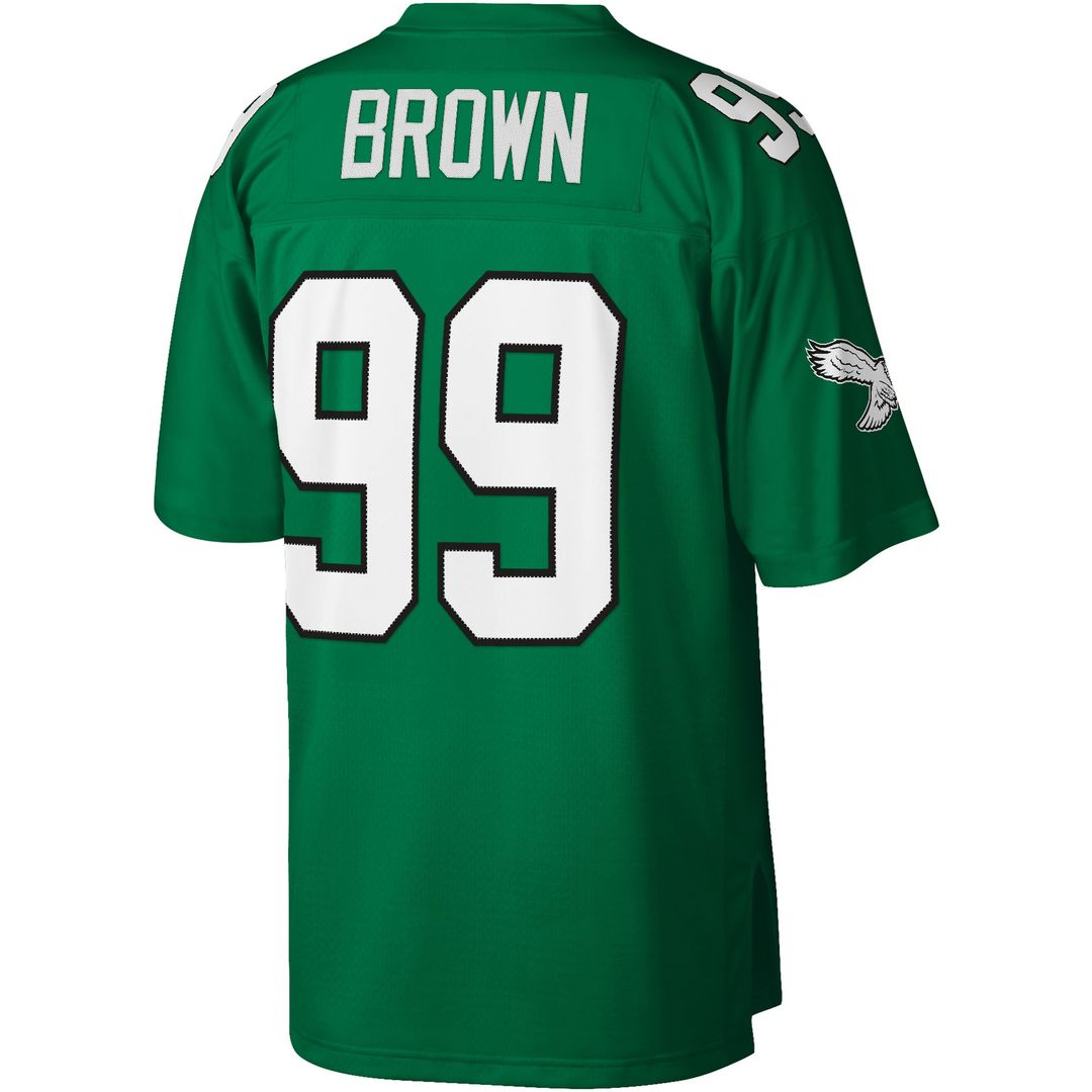 Jerome Brown Philadelphia Eagles Mitchell & Ness Legacy Replica Official Jersey - Kelly Green