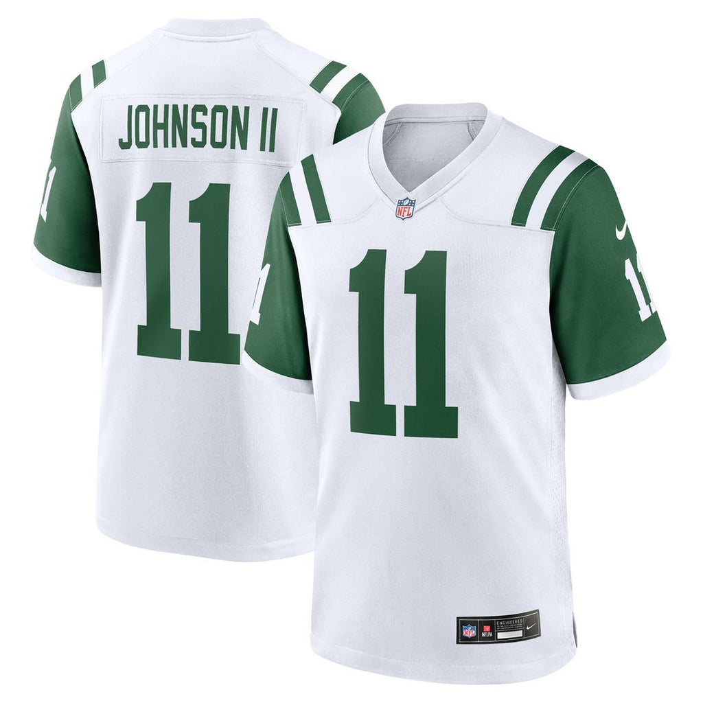 Jermaine Johnson II New York Jets Nike Classic Alternate Game Official Jersey - White