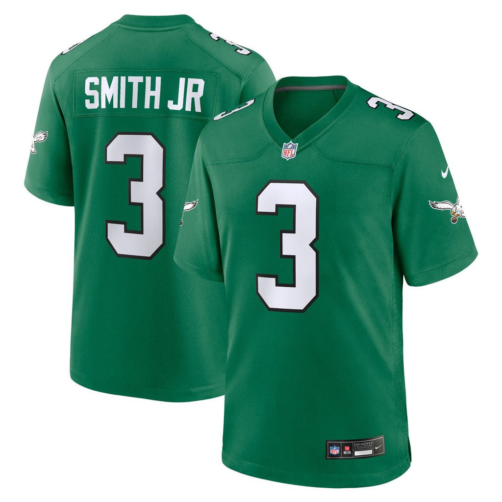 Nolan Smith Philadelphia Eagles Nike Alternate Game Official Jersey - Kelly Green