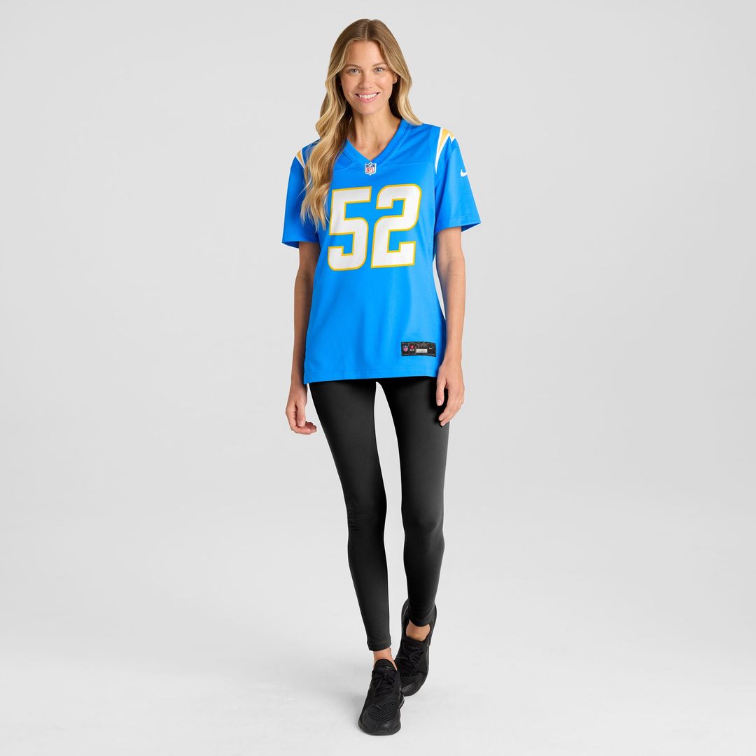 Khalil Mack Los Angeles Chargers Nike Women's Player Official Jersey - Powder Blue