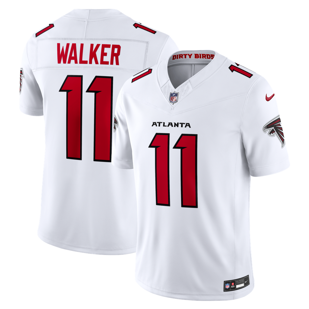 Jalon Walker Atlanta Falcons Nike Vapor F.U.S.E. Stitched Limited Official Jersey - Red