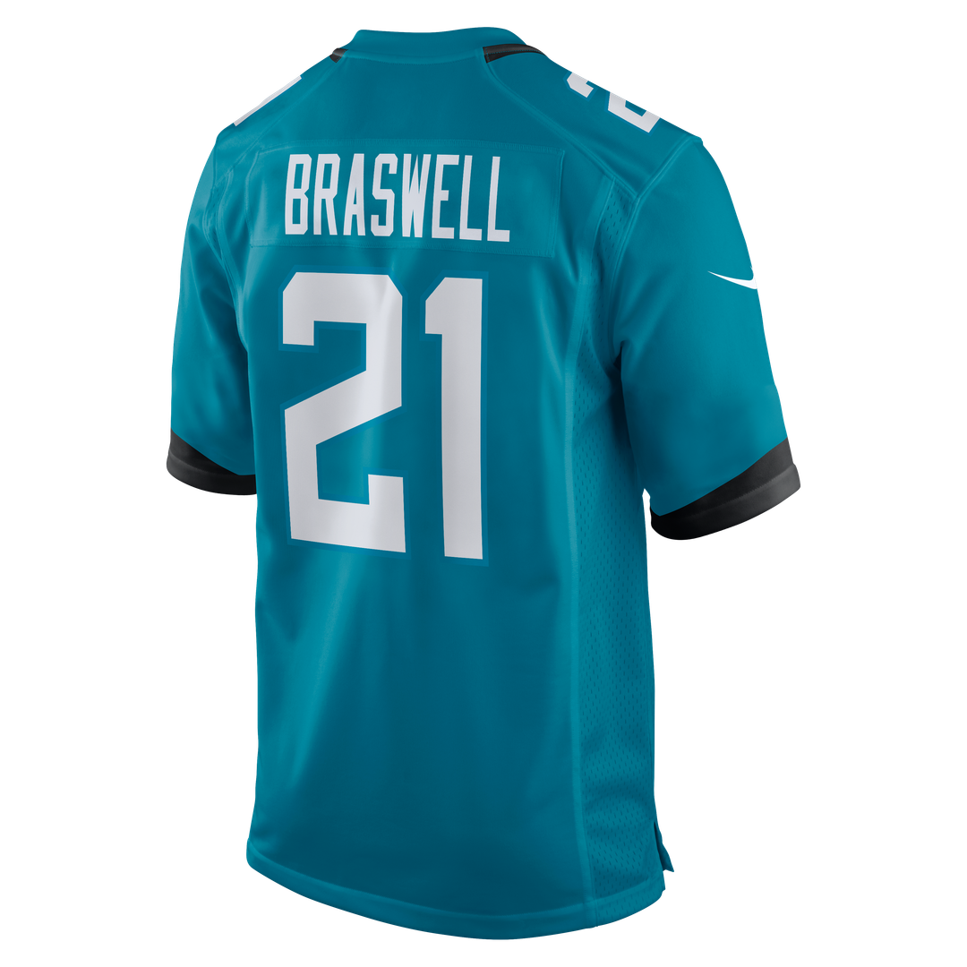 Christian Braswell Jacksonville Jaguars Nike Team Game Jersey - Teal