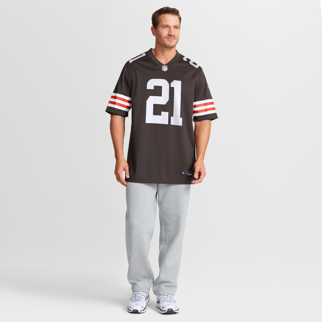 Denzel Ward Cleveland Browns Nike Player Game Official Jersey - Brown