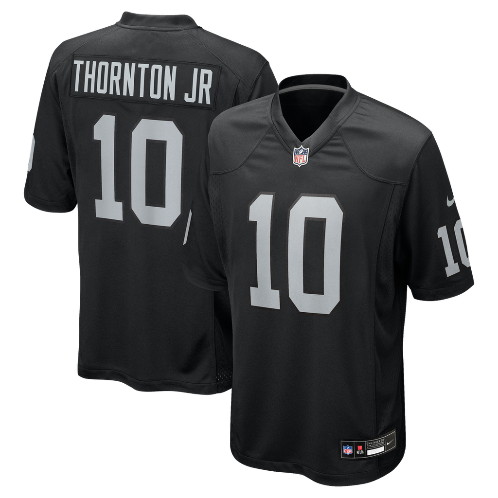 Dont'e Thornton Jr. Las Vegas Raiders Nike Team Game Official Jersey -  Black