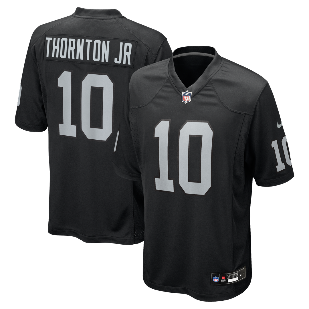 Dont'e Thornton Jr. Las Vegas Raiders Nike Team Game Official Jersey -  Black