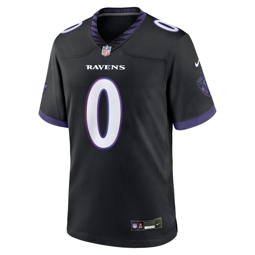 Roquan Smith Baltimore Ravens Nike Alternate Game Official Jersey - Black