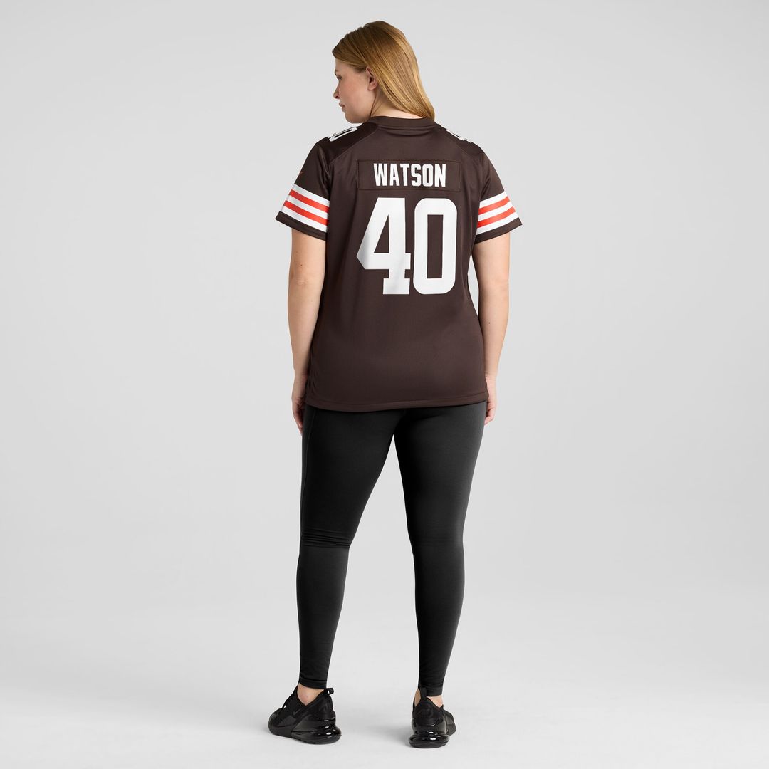 Nathaniel Watson Cleveland Browns Nike Women's  Game Official Jersey -  Brown