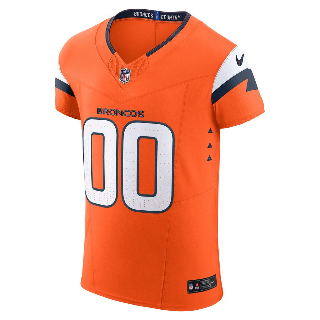 Denver Broncos Nike Alternate Vapor F.U.S.E. Elite Custom Official Jersey - Navy