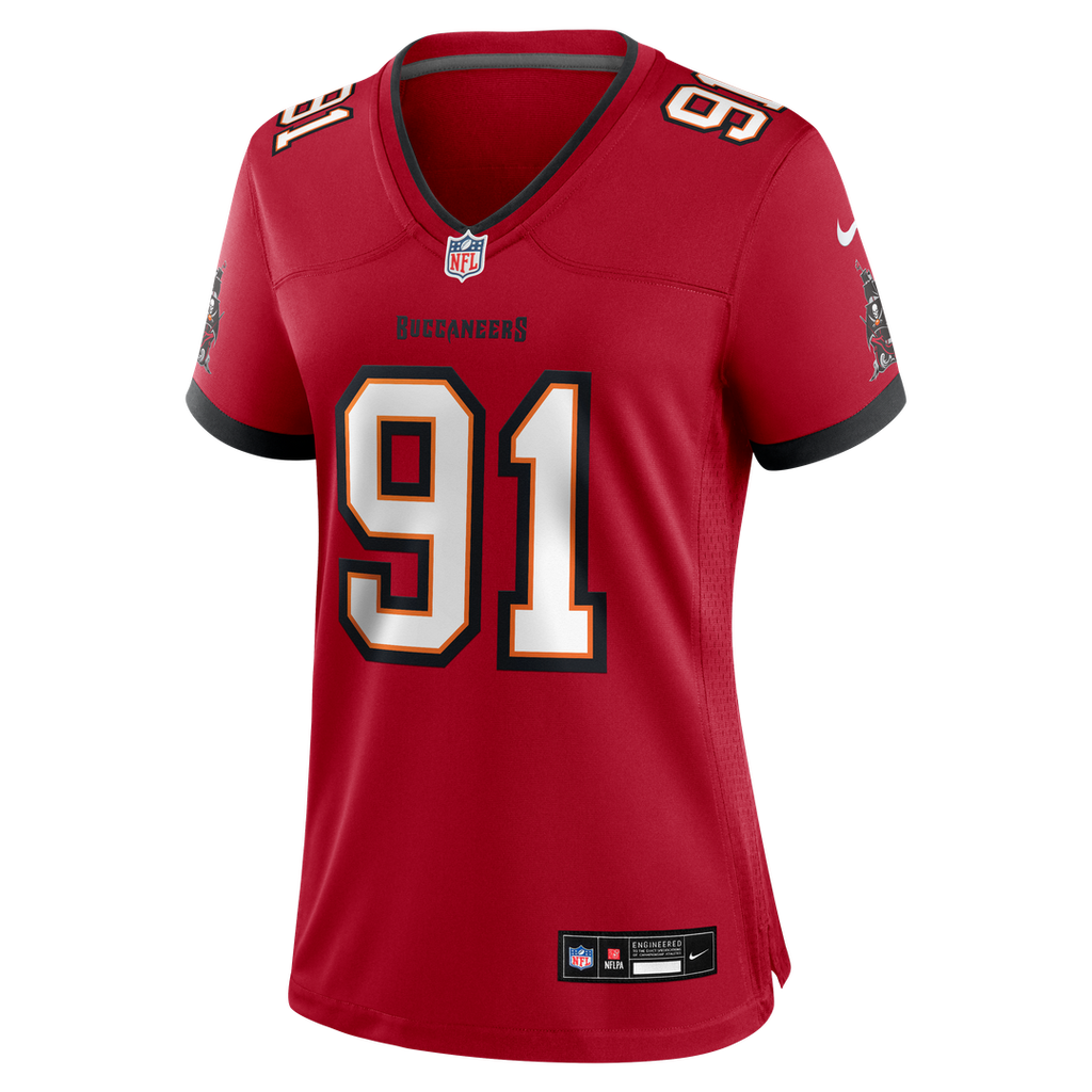 A'Shawn Robinson Tampa Bay Buccaneers Nike Women's Team Game Official Jersey - Red