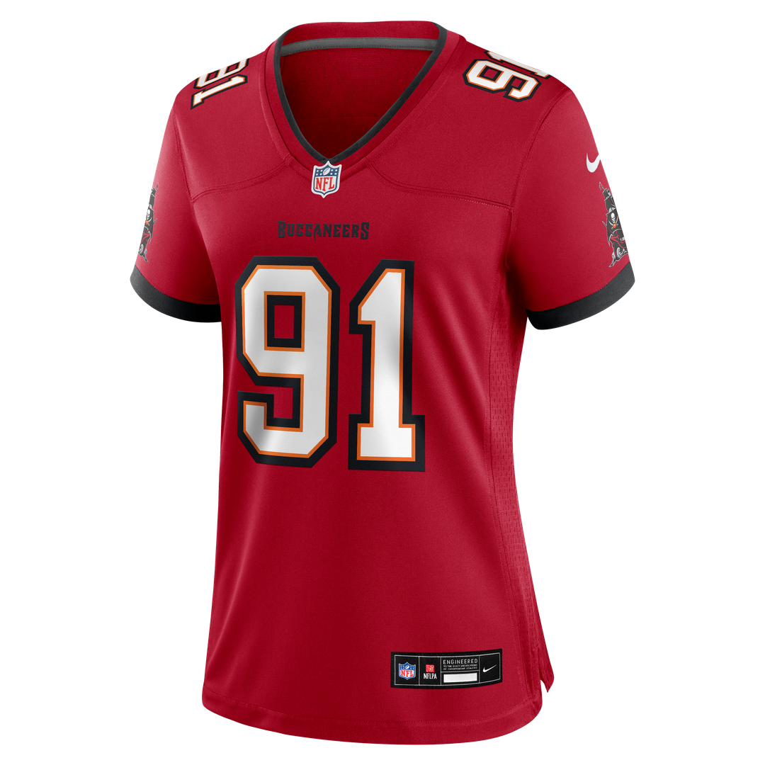 A'Shawn Robinson Tampa Bay Buccaneers Nike Women's Team Game Official Jersey - Red