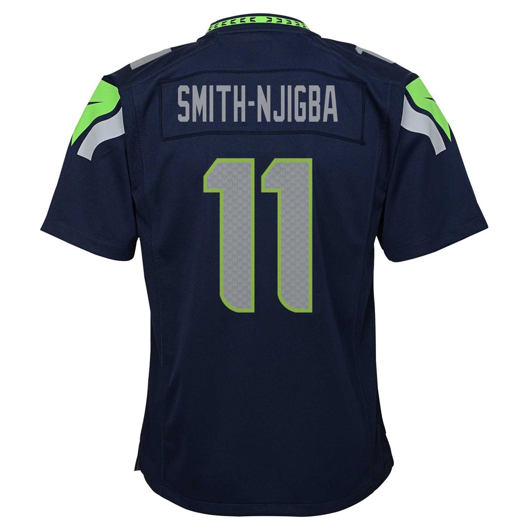 Jaxon Smith-Njigba Seattle Seahawks Nike Youth Game Official Jersey - College Navy