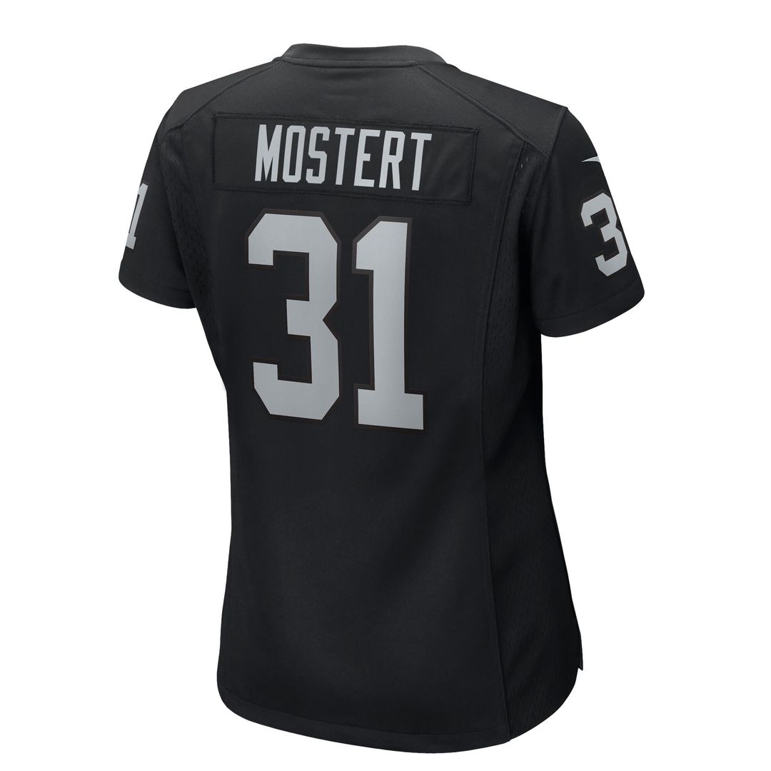 Raheem Mostert Las Vegas Raiders Nike Women's Team Game Jersey - Black