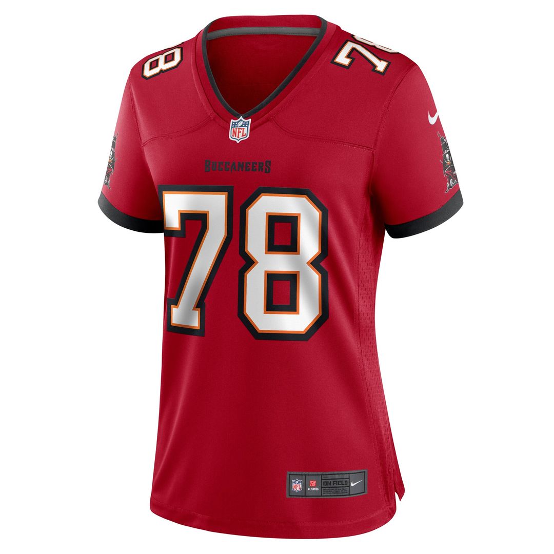 Tristan Wirfs Tampa Bay Buccaneers Nike Women's Team Game Official Jersey -  Red