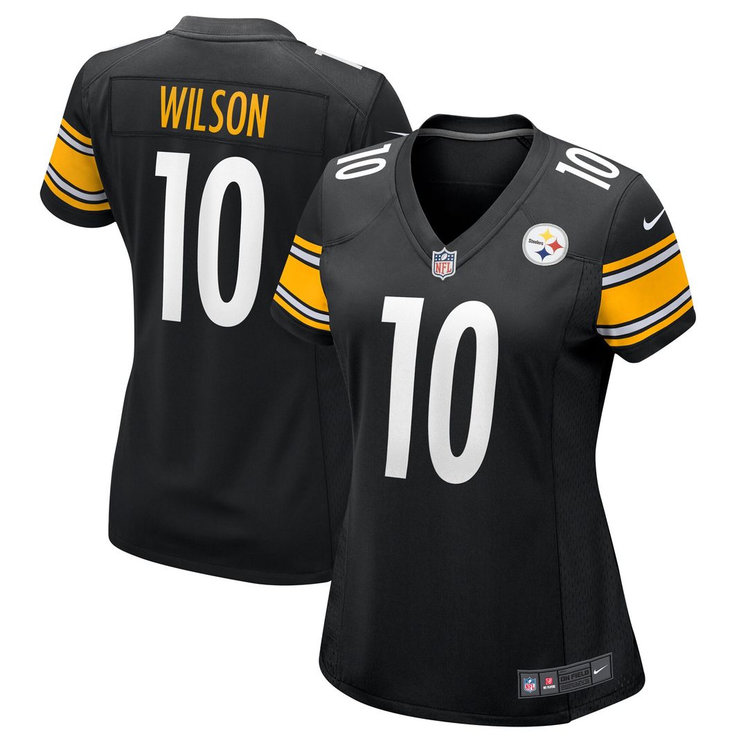 Roman Wilson Pittsburgh Steelers Nike Women's Team Game Official Jersey -  Black